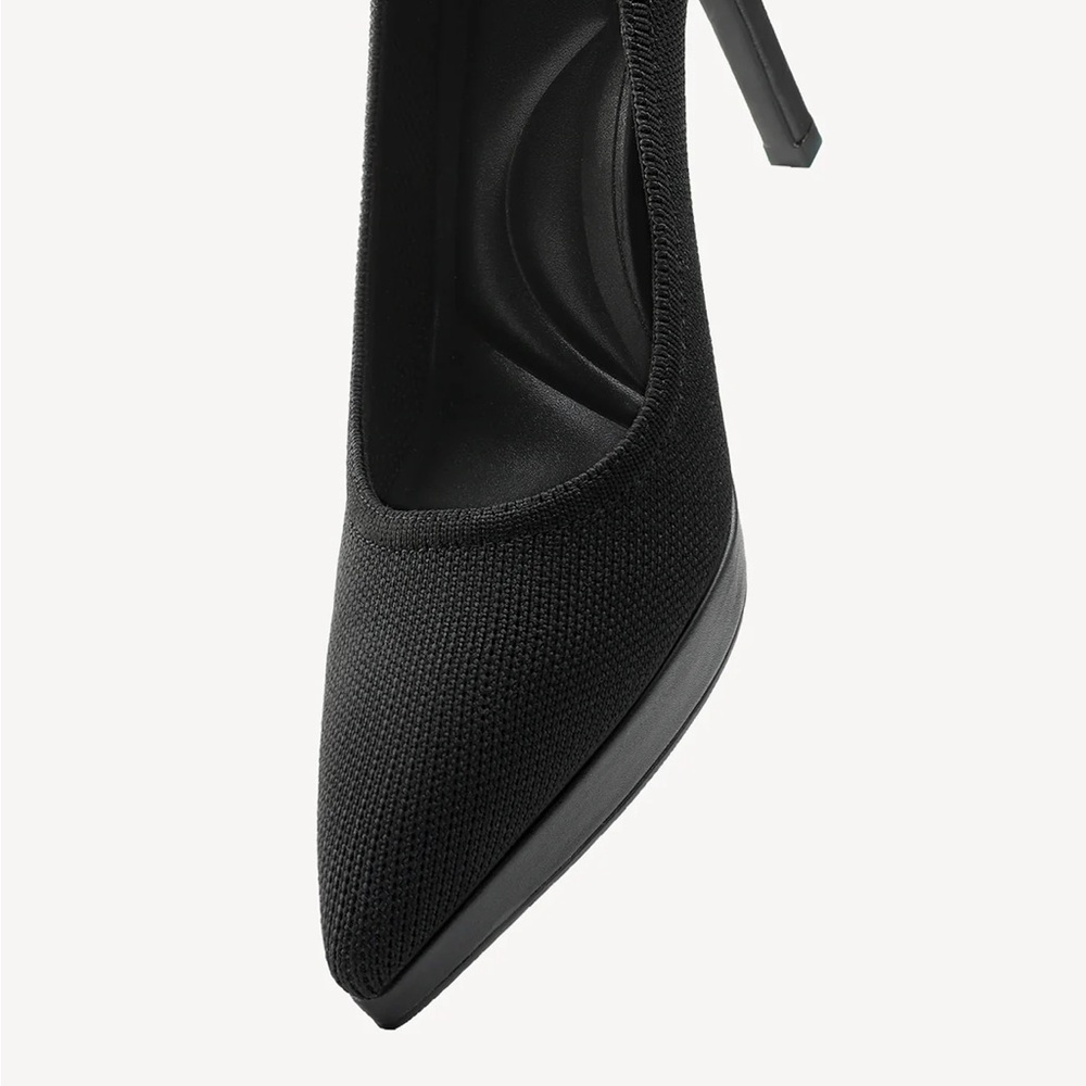 StyleFlex Pointed Toe Heeled Platform Pump - Picture 5 of 16